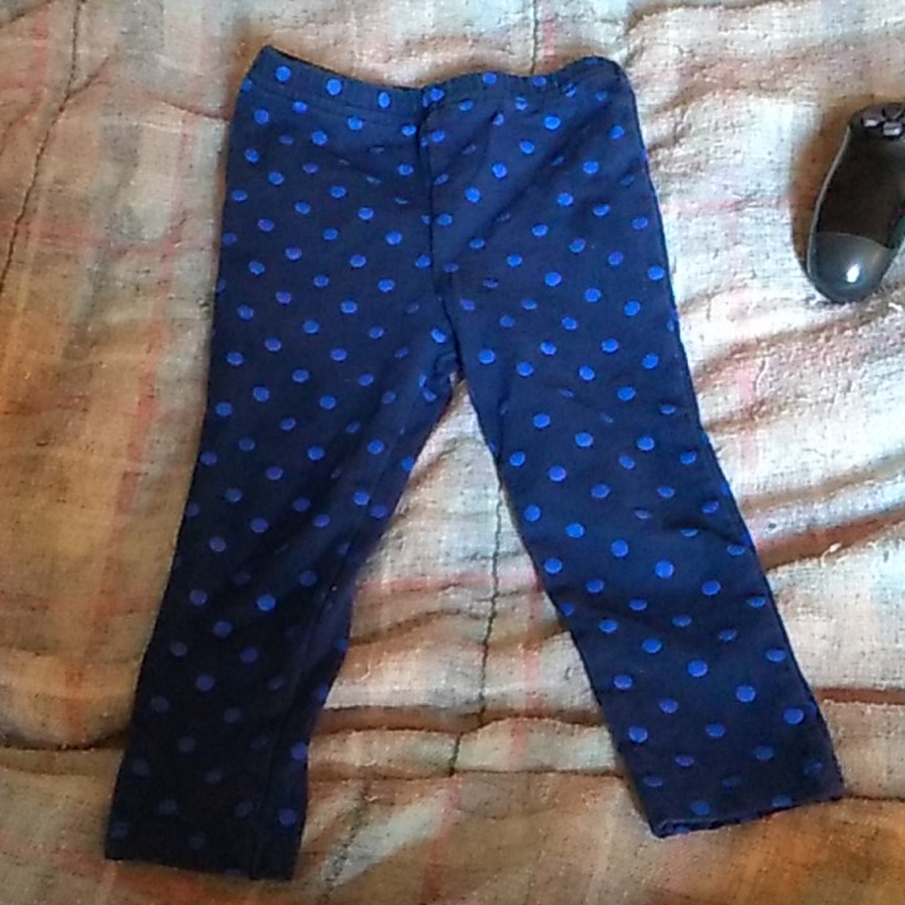 Girl polka dot leggings
